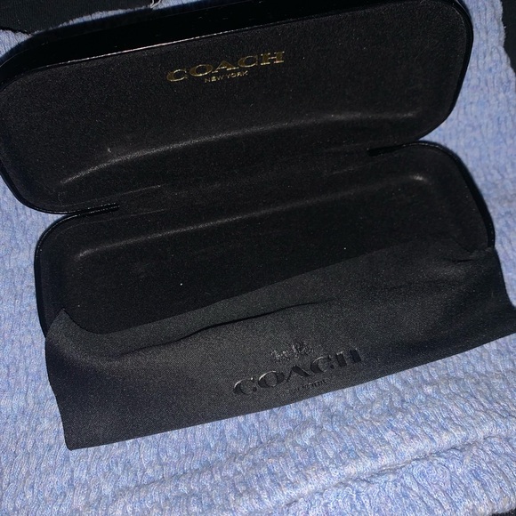 Coach Black Eyeglass Case - Picture 2 of 2